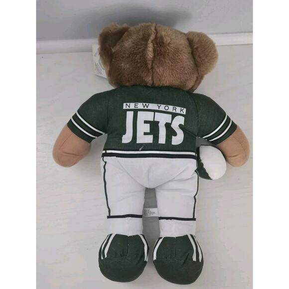 Vintage Rare New York Jets NFL Good Stuff 90s Football Plush Bear Figure 15" - Picture 8 of 11